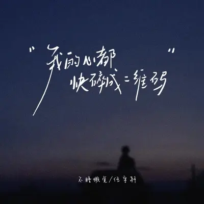 我的心都快碎成二维码 - 不睡懒觉 / 任宇轩封面