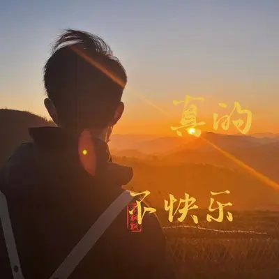 真的不快乐（伴奏）封面