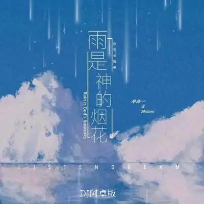 雨是神的烟花（DJ阿卓版）封面