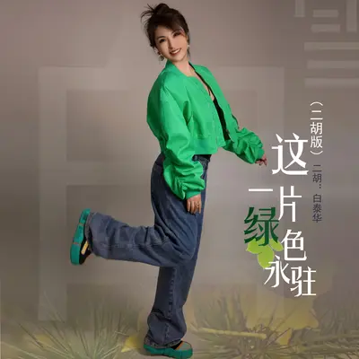 这一片绿色永驻(二胡版)封面