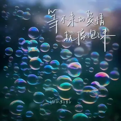 等不来的爱情就像泡沫封面