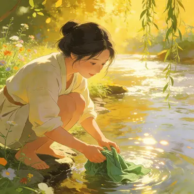溪畔浣清欢封面