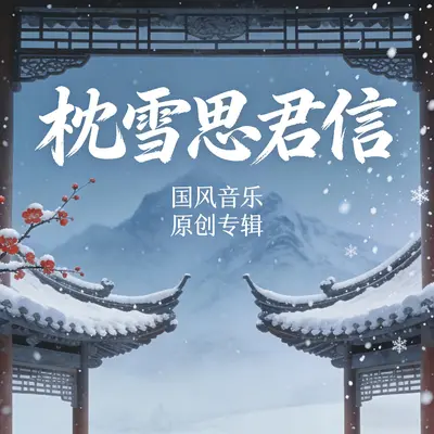 枕雪思君信封面