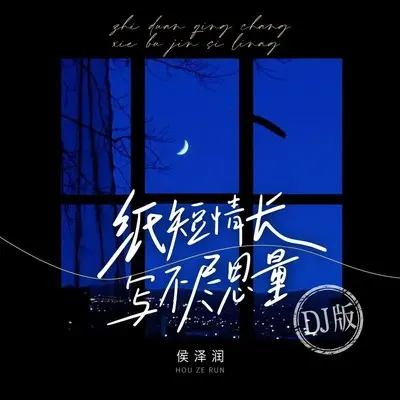 纸短情长写不尽思量 (DJ阿本版)封面