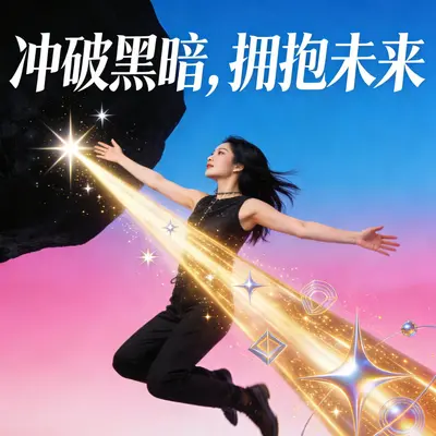冲破黑暗，拥抱未来封面
