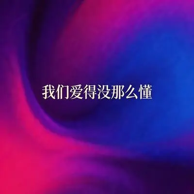 我们爱得没那么懂(伴奏) - 留一一飞封面