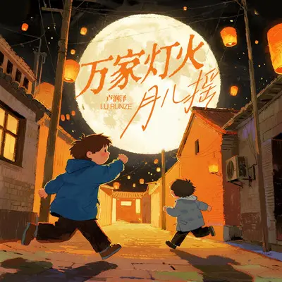 万家灯火月儿摇封面
