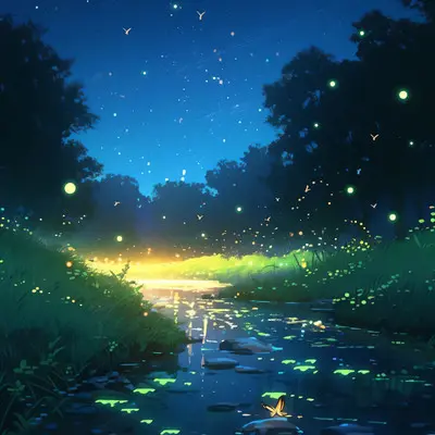 夏溪夜语 - Rzira / 好多纯音乐封面