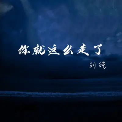 你就这么走了（DJ先森版）封面