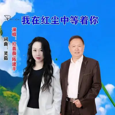 我在红尘中等着你（对唱版）（伴奏）封面