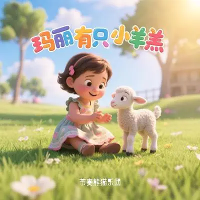 玛丽有只小羊羔（伴奏）封面