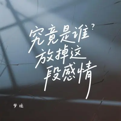究竟是谁放掉这段感情封面