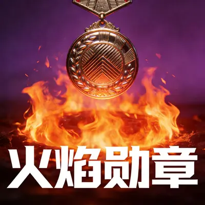 火焰与勋章封面
