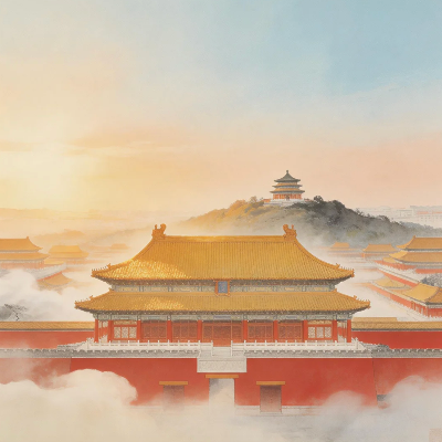 晨光洒下北京中轴线封面